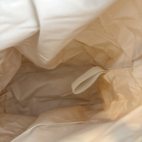 Carter’s Vintage Canvas Drawstring Backpack Cream Floral and Stripe Pattern - Picture 12 of 13